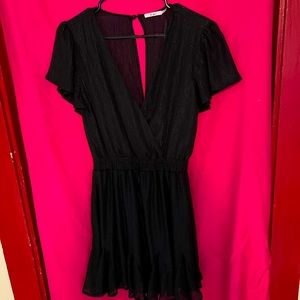 Black cocktail dress
